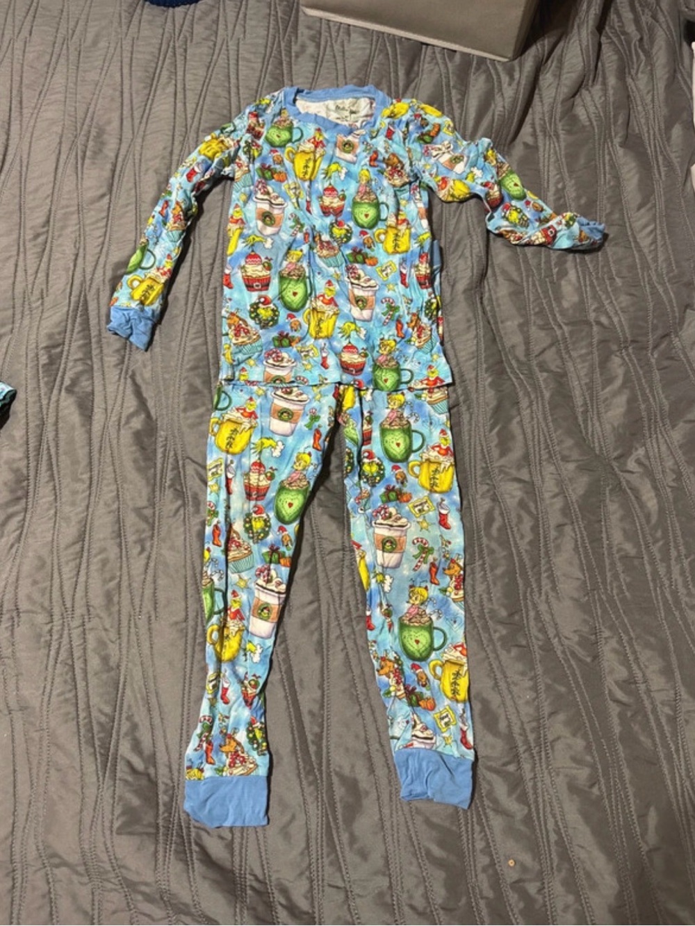 Kids Grinch Holiday Bamboo Pajama Set